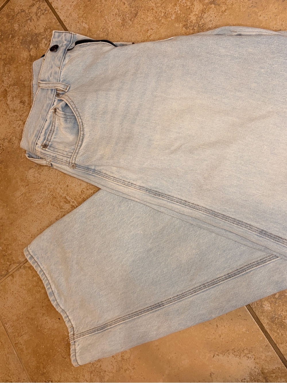 RSQ Light Blue Relaxed Fit Men's Jeans